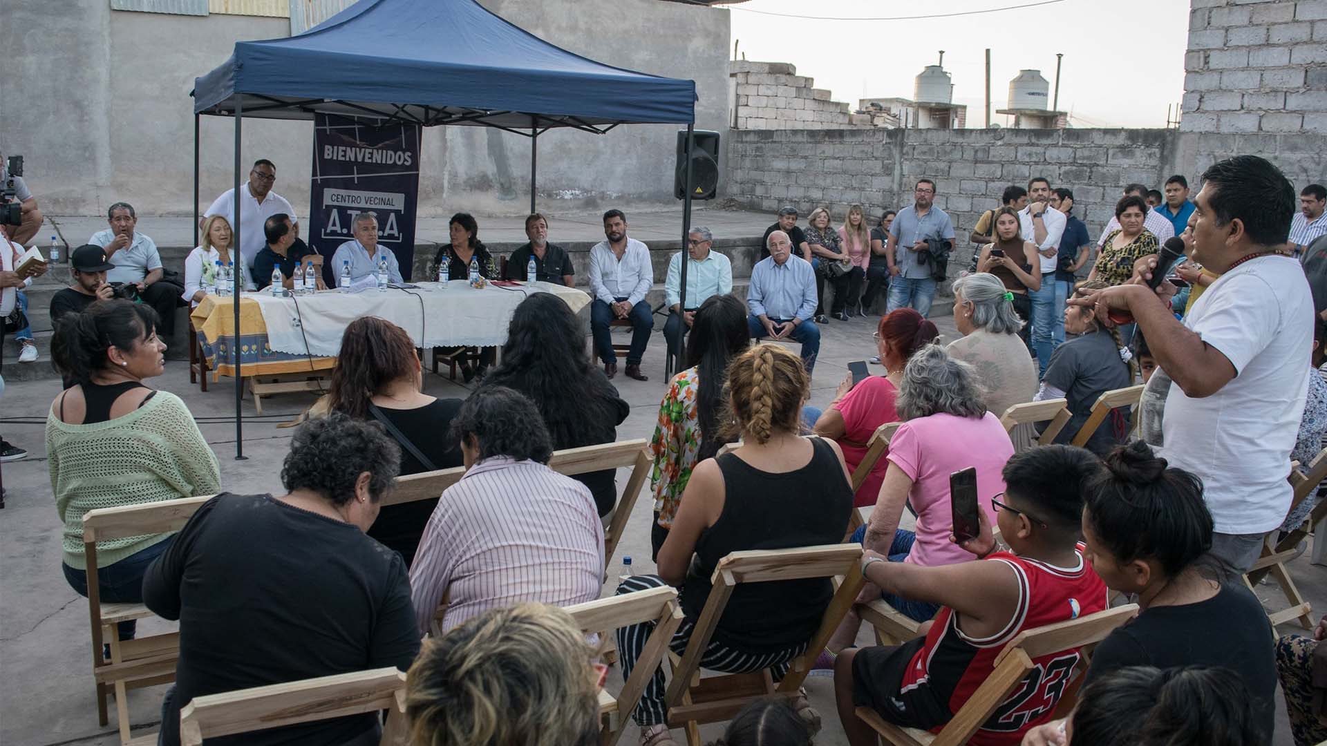 Candidatos de Cambia Jujuy acompañaron a Morales en encuentro con vecinos