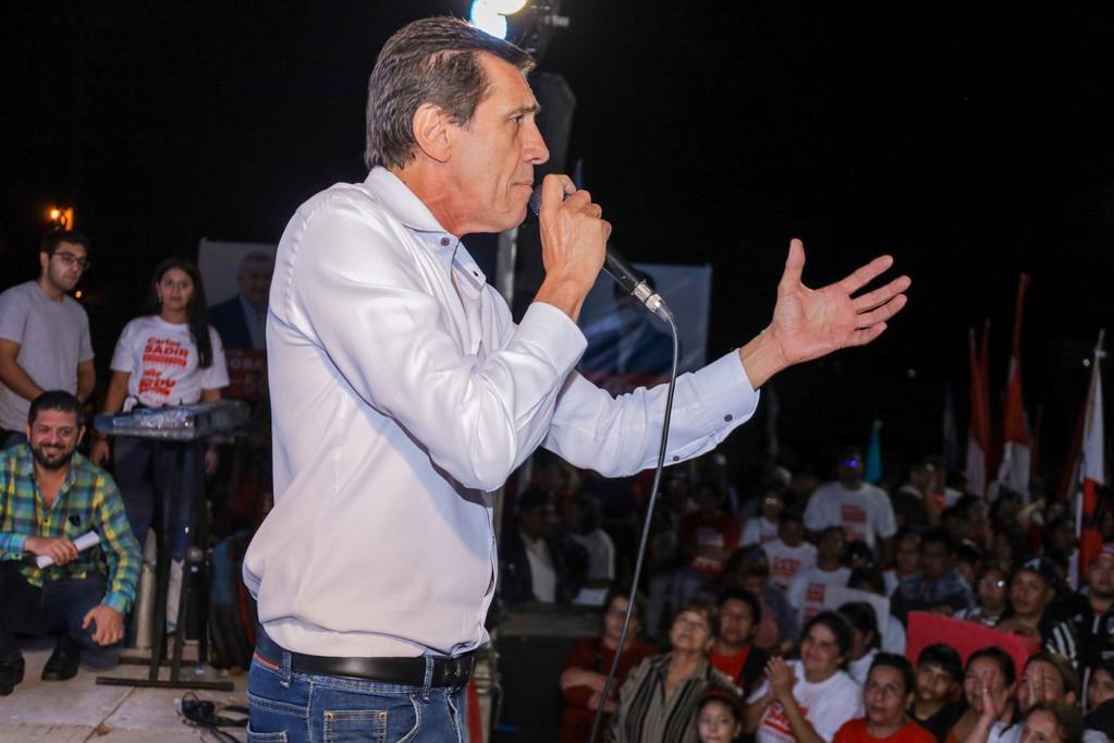 Multitudinaria caravana en San Pedro expresó apoyo a Carlos Sadir