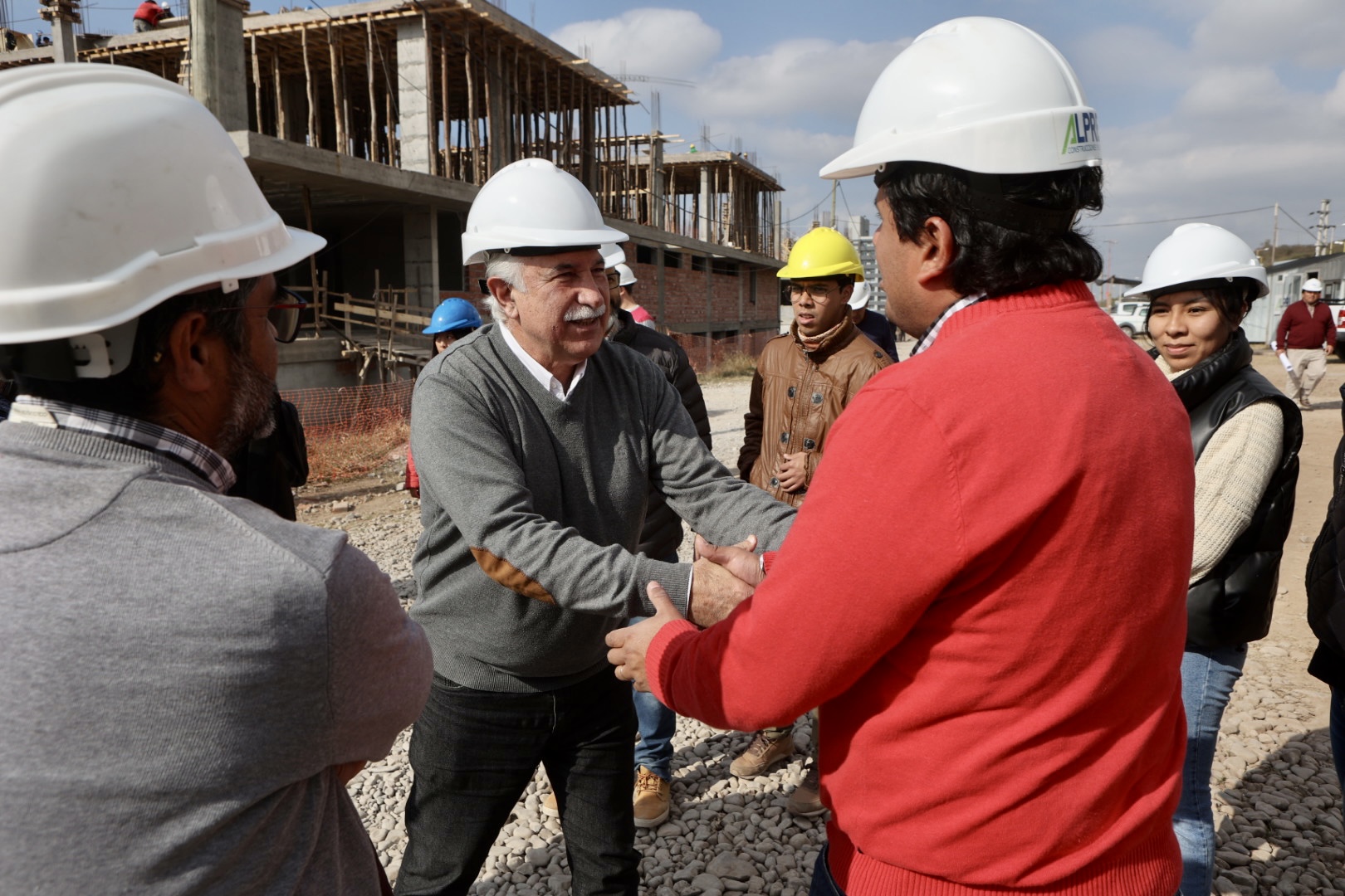 Precandidatos del Frente Cambia Jujuy visitaron obras de la Ciudad de las Artes